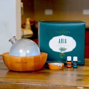 YOUNG LIVING Aria diffuser with 6 oils